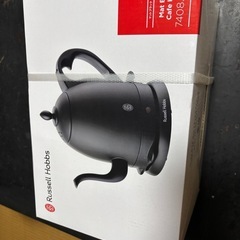 Russell Hobbs マットブラック カフェケトル 7408JP-88の画像