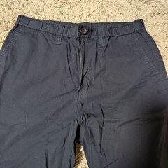 GU　キレイめパンツ4枚　サイズS　黒、紺、ダークグレー、グレンチェックの画像