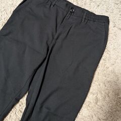 GU　キレイめパンツ4枚　サイズS　黒、紺、ダークグレー、グレンチェックの画像