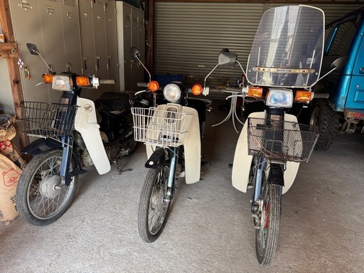 スーパーカブ ４台セット カブ まとめて 引き取り早い方 カブカスタム インジェクション 部品取り 実働