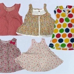 サイズ90  18点　女の子　キッズ　半袖　半ズボン　　スカート　ワンピース 服の画像
