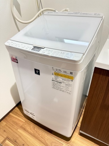 ✨ 定価14万　シャープ 洗濯機 美品 2022年購入 ES-PX8E-W SHARP ✨
