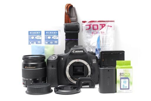 高画質と快適操作性 Canon 60D バリアングル液晶 スマホ転送