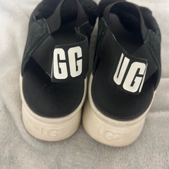 ugg 厚底　ファー付き　サンダル　23.5の画像