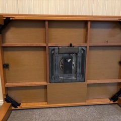 ナチュラルウッド　長方形こたつの画像