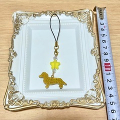 いぬのストラップ 2個セットの画像