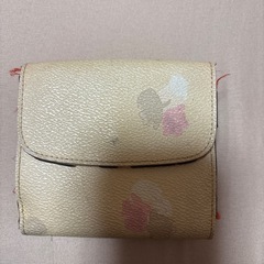 COACHの花柄財布の画像