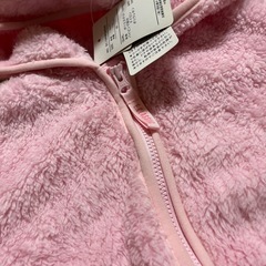 未使用ピンクパーカー🩷80cmの画像