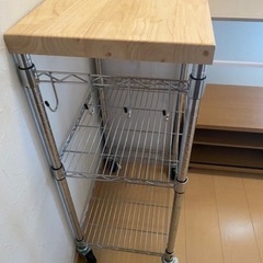 商談中　メタルキッチンラックの画像