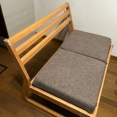 二人掛けベンチの画像