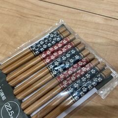 【新品未使用】箸、五膳組、ニトリ、和風の画像