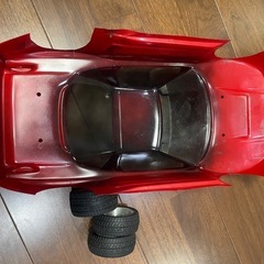 ラジコン　NSX ボディー　タイヤ　補強テーパーの画像