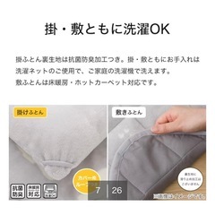 ニトリ 正方形 こたつ布団と敷きマットの画像