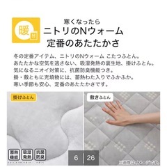 ニトリ 正方形 こたつ布団と敷きマットの画像