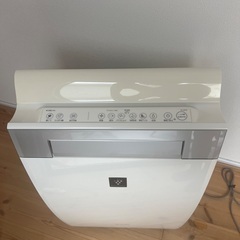 SHARP加湿空気清浄機ハイグレードモデルプラズマクラスター25000ホワイトKI-JX75-Wの画像