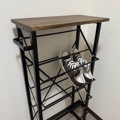 美品　シューズラック　の画像