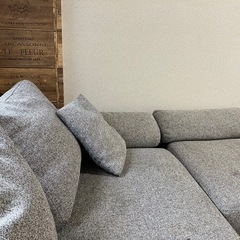 オシャレ✨オッドマン付10万円ソファー🛋️丸洗可能🧺の画像