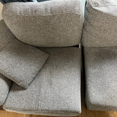 オシャレ✨オッドマン付10万円ソファー🛋️丸洗可能🧺の画像