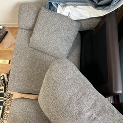 オシャレ✨オッドマン付10万円ソファー🛋️丸洗可能🧺の画像
