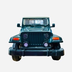 Jeep ダークグリーン ミニカー　おもちゃの画像