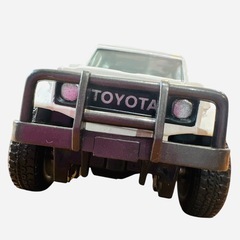 トヨタ ランドクルーザー 1:32 ホワイト　おもちゃの画像