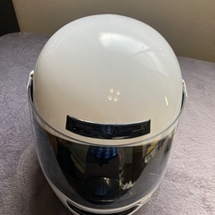 未使用フルフェイスヘルメット　白の画像