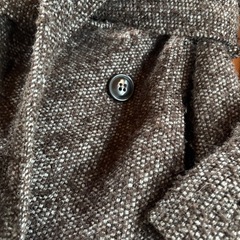 Zara ザラ レディース コート アウターAラインコートツイード素材 ダブルブレストコートの画像