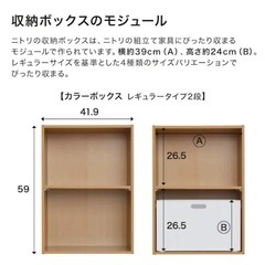 PPテープバスケット　2個セット　レギュラー ベージュの画像
