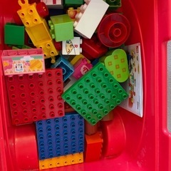 【美品】アンパンマン　はじめてのブロックワゴン（対象：1.5歳〜）の画像