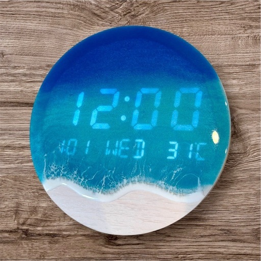 ハワイアンデジタル時計