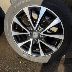 ホンダ純正RKステップワゴンスパーダクールスピリット17インチタイヤホイール４本の画像