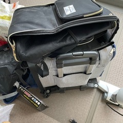 ペットカート、リュックの画像