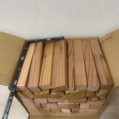 薪　80サイズ 21センチ　① キャンプ　BBQ 焚き火の画像