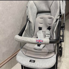 Joie ベビーカー スマバギ メッシュ グレーフランネル レザーハンドルの画像