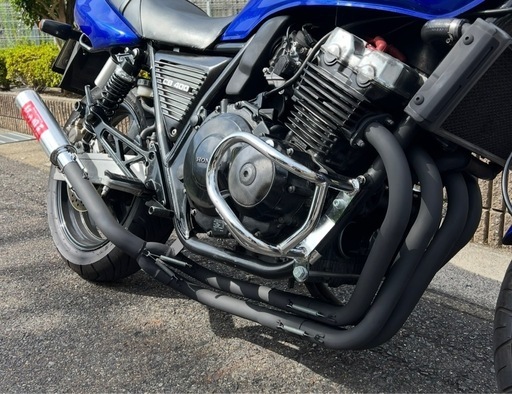 プリティーレーシング 4-2-1管 42.7π 改 CB400SF NC31 サイレンサー