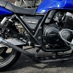 プリティーレーシング 4-2-1 改 42.7π CB400SF NC31用 紀の国屋ステッカー&バッフル付きの画像