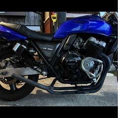 プリティーレーシング 4-2-1 改 42.7π CB400SF NC31用 紀の国屋ステッカー&バッフル付きの画像