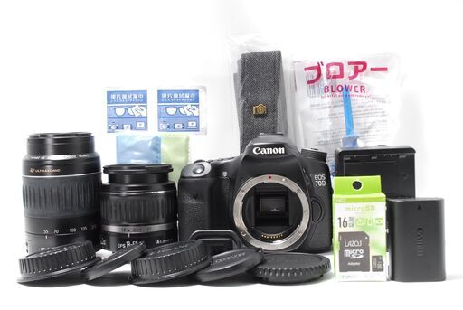 ダブルレンズセットで一眼デビュー♪Canon 70D WiFi搭載でスマホ転送