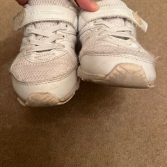瞬足　19cm 白の画像