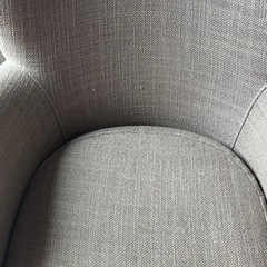 シングルソファ　ベージュの画像
