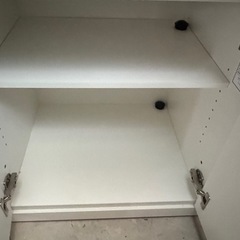 【美品】ダイニングボード★食器棚★キッチン収納家具★ホワイト★フルソフトクローズの画像