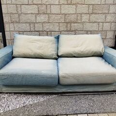 【お届けも可能です】元値20万円／journal standard Furniture | FRANKLIN SOFA DENIM フランクリンソファ デニムの画像