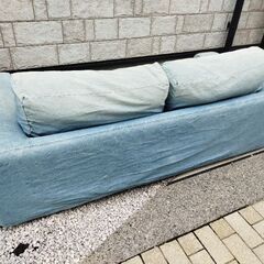 【お届けも可能です】元値20万円／journal standard Furniture | FRANKLIN SOFA DENIM フランクリンソファ デニムの画像