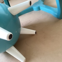 丸型 ミニテーブル チェアー　セット　机　椅子の画像