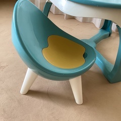 丸型 ミニテーブル チェアー　セット　机　椅子の画像