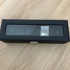 本日限りの掲載です　腕時計収納ケース 6本　ブラック　鍵付き　高級感　サイズ:W31.5 x D11.5 xH8　の画像