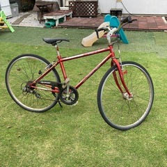 クロスバイク　自転車　パンクなし　取り敢えず乗れます
の画像