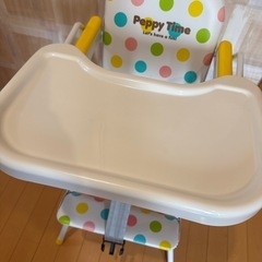 西松屋　折りたたみハイチェアの画像