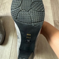 ファー付きブーツ 24.5cmの画像