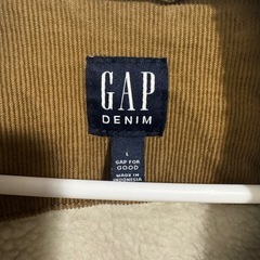 【美品】GAP コーデュロイ-ボアジャケット Lサイズ ブラウンの画像